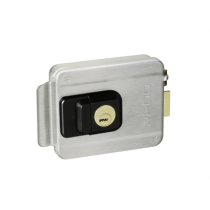 Fechadura Pado Sobrepor Elétrica INOX Multiponto c/Botão Reversível 12Volts - Casa das Fechaduras