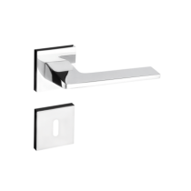 Fechadura Pado Sara Roseta Quadrada Cromada Interna - Casa das Fechaduras