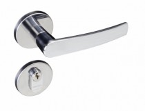 Fechadura Pado Concept Roseta Redonda 401E Cromada Externa - Casa das Fechaduras