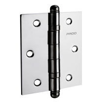 Dobradiça Pado Inox Polido 3530 3.1/2 x 3 - cartela com 3 unidades + parafuso - Casa das Fechaduras